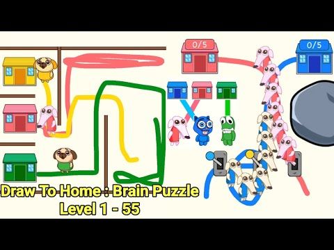 Video guide by sonicOring: Draw To Home Level 1-55 #drawtohome
