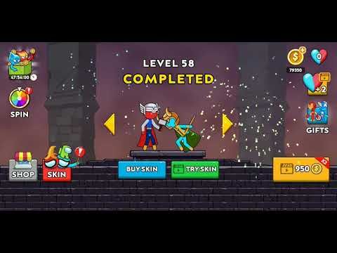 Video guide by Alifiyah Younus: Stickman Red And Blue Level 56 #stickmanredand