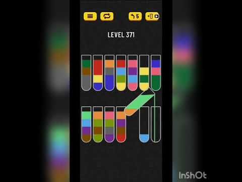 Video guide by Mobile Games: Water Sort Puzzle Level 371 #watersortpuzzle