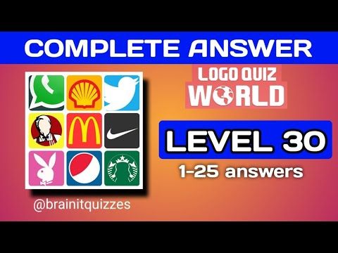 Video guide by Brain It Quizzes: Logo Quiz World  - Level 30 #logoquizworld