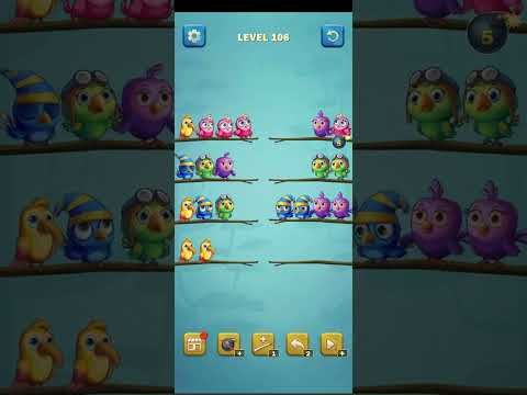 Video guide by Liina Playz mobile games: Bird Sort Puzzle Level 106 #birdsortpuzzle