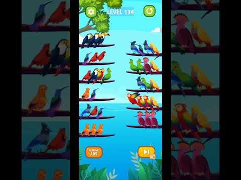 Video guide by Fazie Gamer: Bird Sort Puzzle Level 134 #birdsortpuzzle