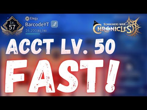 Video guide by Barcode: Summoners War: Chronicles Level 50 #summonerswarchronicles