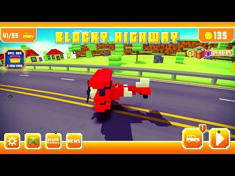 Video guide by ASL Android Games: Blocky Highway Level 40 #blockyhighway