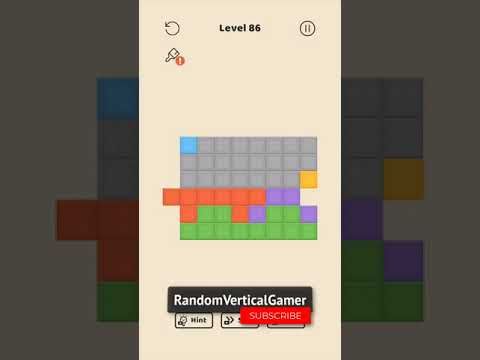 Video guide by RandomVerticalGamer: Folding Blocks Level 86 #foldingblocks