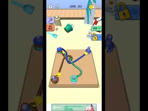 Video guide by Sara's Gaming Solutions: Go Knots 3D Level 213 #goknots3d