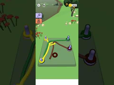 Video guide by Sara's Gaming Solutions: Go Knots 3D Level 106 #goknots3d