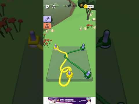 Video guide by Sara's Gaming Solutions: Go Knots 3D Level 120 #goknots3d