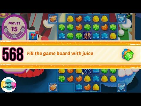Video guide by VMQ Gameplay: Jelly Juice Level 568 #jellyjuice