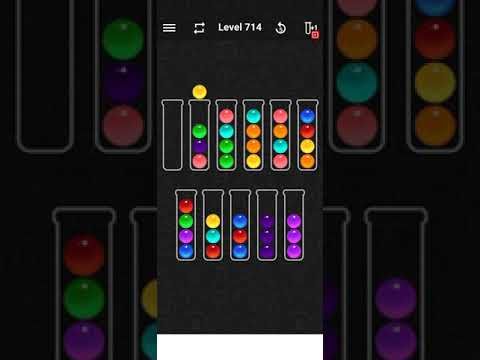 Video guide by Game Help: Ball Sort Color Water Puzzle Level 714 #ballsortcolor
