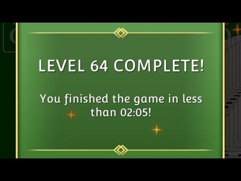 Video guide by Ravenclaw Runes: Solitaire Level 64 #solitaire