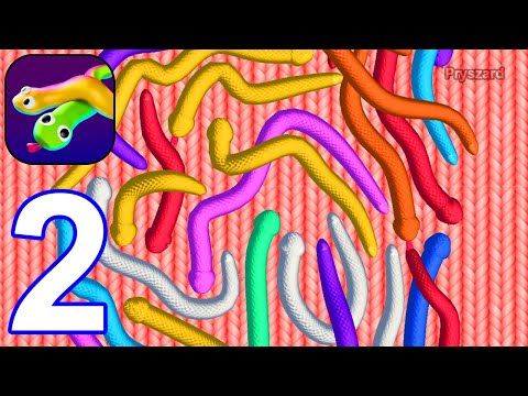Video guide by Pryszard Android iOS Gameplays: Tangled Snakes Level 26-50 #tangledsnakes