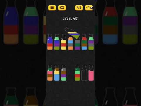 Video guide by HelpingHand: Soda Sort Puzzle Level 401 #sodasortpuzzle