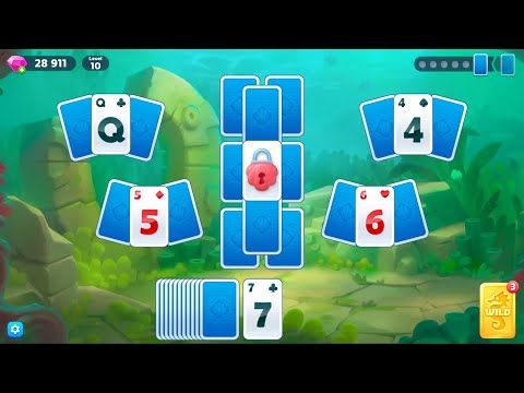 Video guide by CubicGames: Fishdom Solitaire Level 10 #fishdomsolitaire