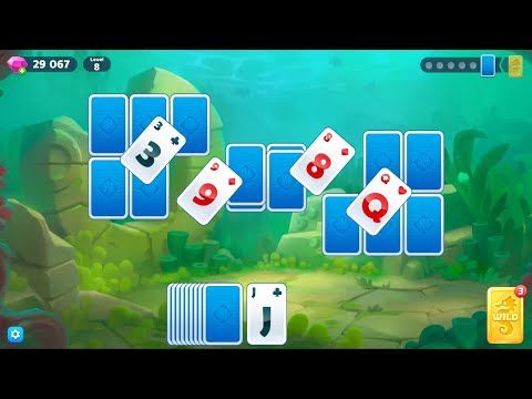 Video guide by CubicGames: Fishdom Solitaire Level 8 #fishdomsolitaire