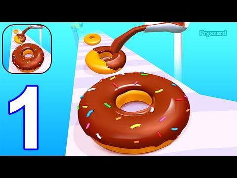 Video guide by Pryszard Android iOS Gameplays: Donut Maker Level 1-5 #donutmaker