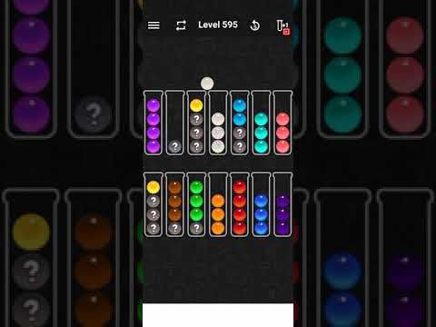 Video guide by Game Help: Ball Sort Color Water Puzzle Level 595 #ballsortcolor