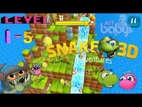 Video guide by JustBaby Nursery Rhymes & Funny Animals videos: Snake 3D Adventures Level 1-5 #snake3dadventures