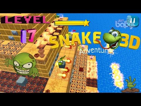 Video guide by JustBaby Nursery Rhymes & Funny Animals videos: Snake 3D Adventures Level 17 #snake3dadventures