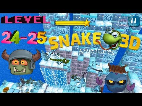 Video guide by JustBaby Nursery Rhymes & Funny Animals videos: Snake 3D Adventures Level 24-25 #snake3dadventures
