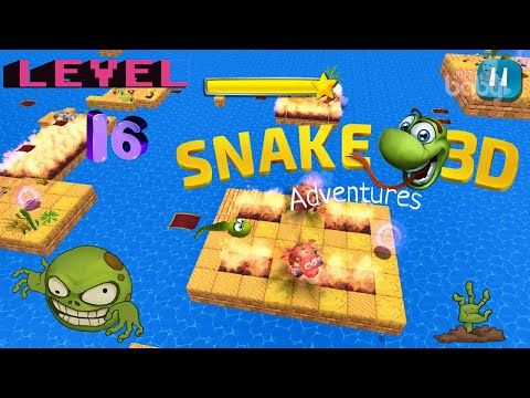 Video guide by JustBaby Nursery Rhymes & Funny Animals videos: Snake 3D Adventures Level 16 #snake3dadventures