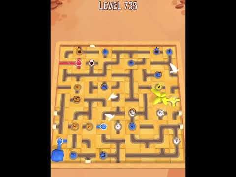 Video guide by D Lady Gamer: Water Connect Puzzle Level 735 #waterconnectpuzzle