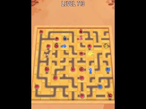 Video guide by D Lady Gamer: Water Connect Puzzle Level 713 #waterconnectpuzzle