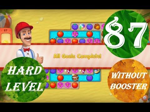 Video guide by Just Awesome: Gardenscapes Level 87 #gardenscapes