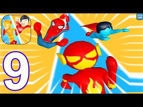 Video guide by Pryszard Android iOS Gameplays: Superhero Race! Part 9 #superherorace