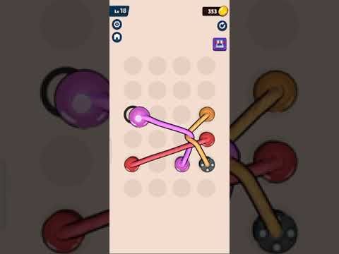 Video guide by Colour Gaming Channel: Twisted Tangle Level 18 #twistedtangle