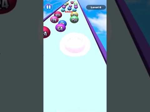 Video guide by Game Play Mobiles: Ball Run 2048 Level 6 #ballrun2048