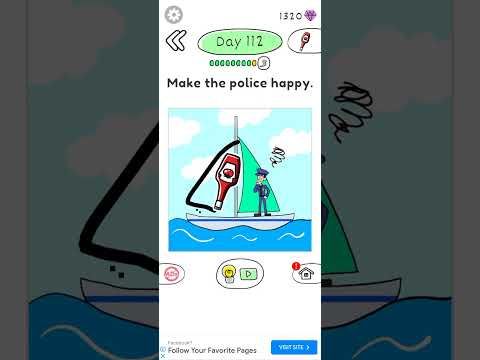 Video guide by ☬Prashant 999☬: Draw Happy Police! Level 112 #drawhappypolice