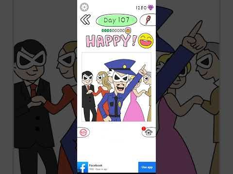 Video guide by ☬Prashant 999☬: Draw Happy Police! Level 107 #drawhappypolice
