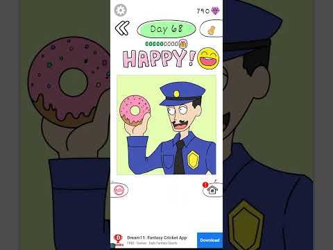 Video guide by ☬Prashant 999☬: Draw Happy Police! Level 68 #drawhappypolice