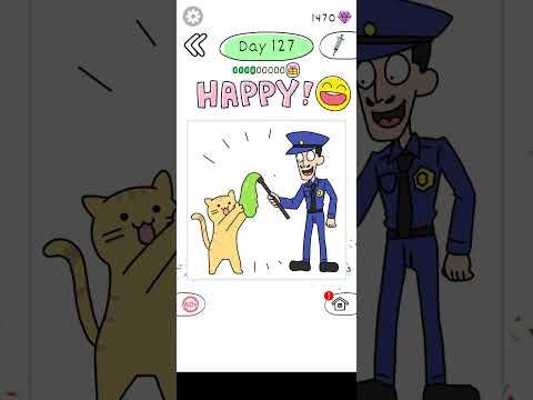 Video guide by ☬Prashant 999☬: Draw Happy Police! Level 127 #drawhappypolice