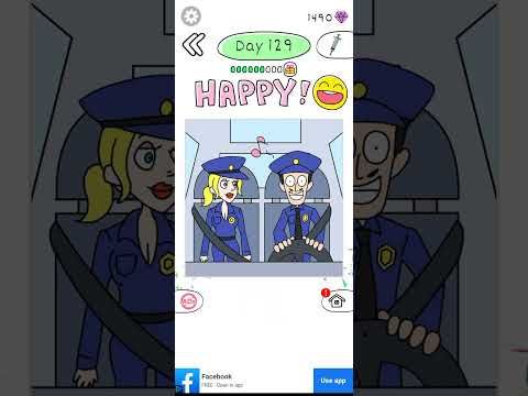 Video guide by ☬Prashant 999☬: Draw Happy Police! Level 129 #drawhappypolice