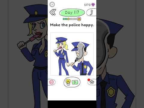 Video guide by ☬Prashant 999☬: Draw Happy Police! Level 117 #drawhappypolice
