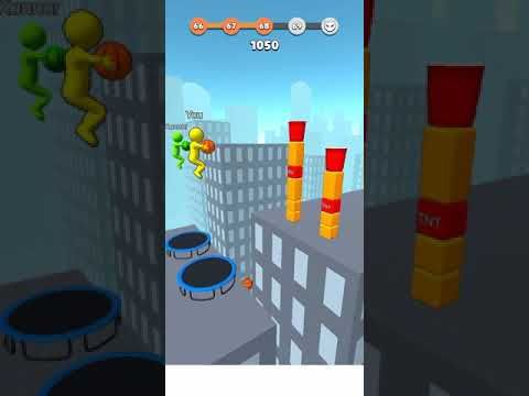 Video guide by Random Shorts Videos: Jump Dunk 3D Level 68 #jumpdunk3d