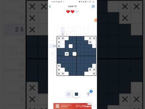Video guide by Great Games JS: Nonogram Level 12 #nonogram