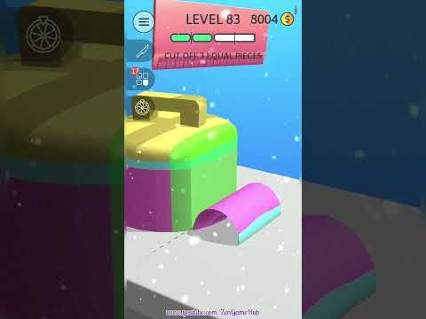 Video guide by ZenGameHub: Slicing Level 83 #slicing