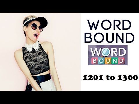 Video guide by puzzlesolver: Word Bound Level 1201 #wordbound