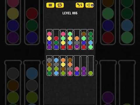 Video guide by Mobile games: Ball Sort Puzzle Level 865 #ballsortpuzzle