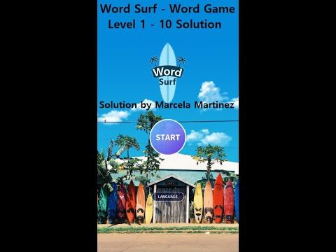 Video guide by Marcela Martinez: Word Surf Level 1 #wordsurf