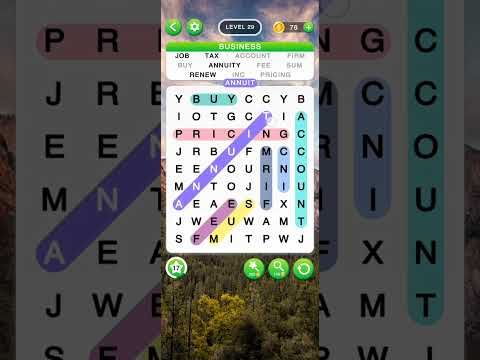 Video guide by Games Animation: Search Word Puzzle Level 29 #searchwordpuzzle