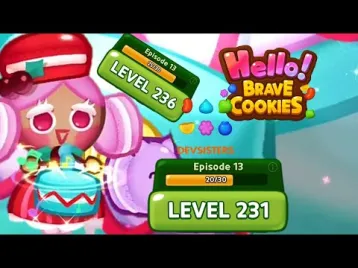 Video guide by Jelly Sapinho: Hello! Brave Cookies Level 231 #hellobravecookies