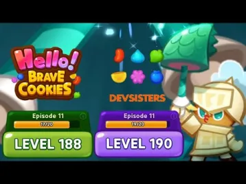 Video guide by Jelly Sapinho: Hello! Brave Cookies Level 188 #hellobravecookies