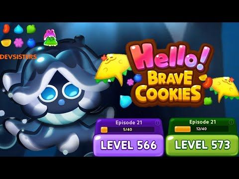 Video guide by Jelly Sapinho: Hello! Brave Cookies Level 566 #hellobravecookies
