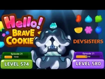 Video guide by Jelly Sapinho: Hello! Brave Cookies Level 574 #hellobravecookies