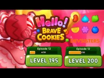 Video guide by Jelly Sapinho: Hello! Brave Cookies Level 195 #hellobravecookies