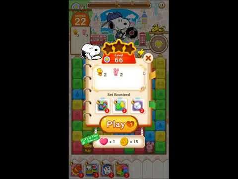 Video guide by skillgaming: SNOOPY Puzzle Journey Level 66 #snoopypuzzlejourney